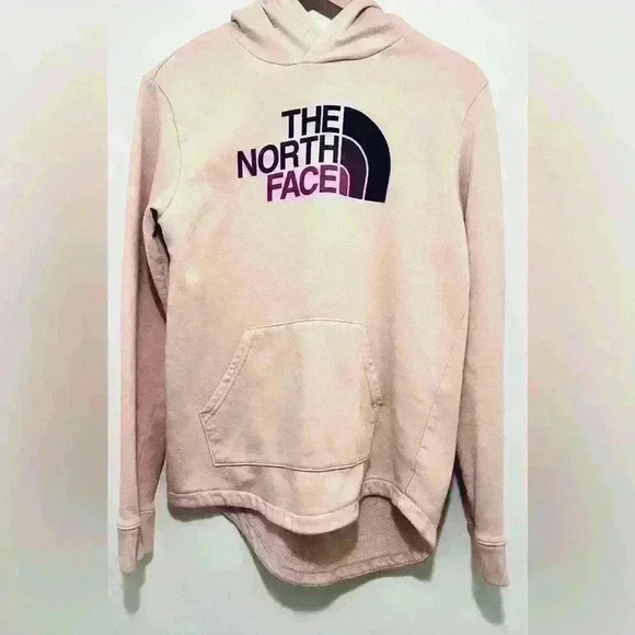 The North Face Camp Fleece Pullover Hoodie Girls Size XL in Peach Pink Color - Picture 1 of 11